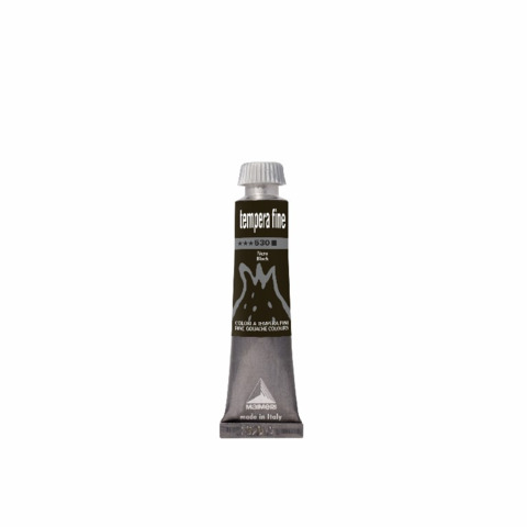 Tempera fine Maimeri in tubetto 20 ml nero d'avorio M2502530