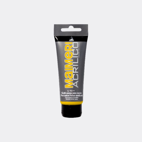Colore acrilico Maimeri in tubetto 75 ml giallo permanente medio - M0916113