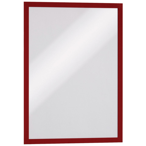 Cornice espositiva Durable DURAFRAME® formato A3 rosso in conf. 6 pz - 4883-03