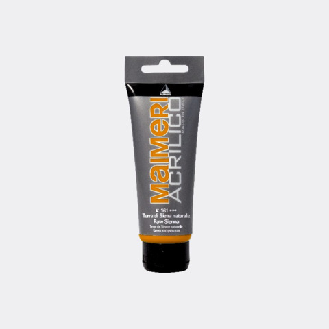 Colore acrilico Maimeri in tubetto 75 ml terra di Siena naturale - M0916161