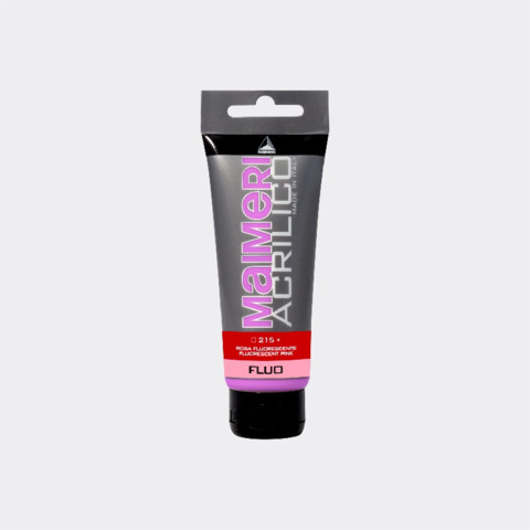 Colore acrilico Maimeri in tubetto 75 ml rosa fluorescente - M0916215