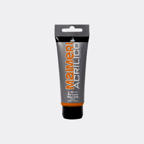 Colore acrilico Maimeri in tubetto 75 ml ocra scuro - M0916151