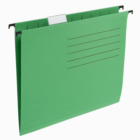 Cartelle sospese Esselte Visicolor ''V'' in conf. da 25 verde 224040