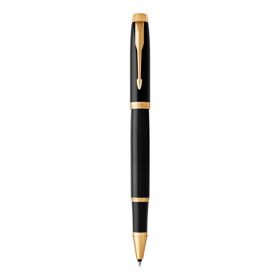 Penna roller Parker IM punta F inchiostro nero Black GT 1931659