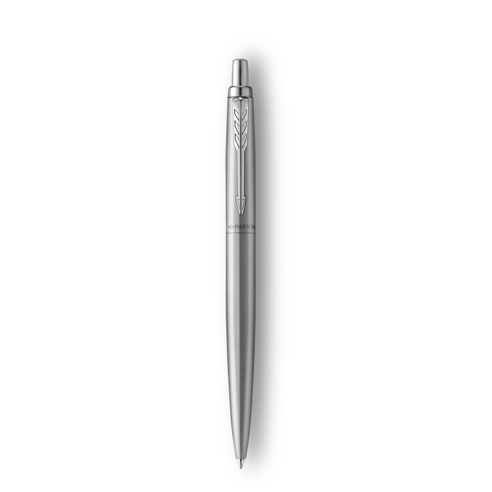 Penna a sfera XL Parker Jotter punta media inchiostro blu acciaio inossidabile monochrome - 2122756