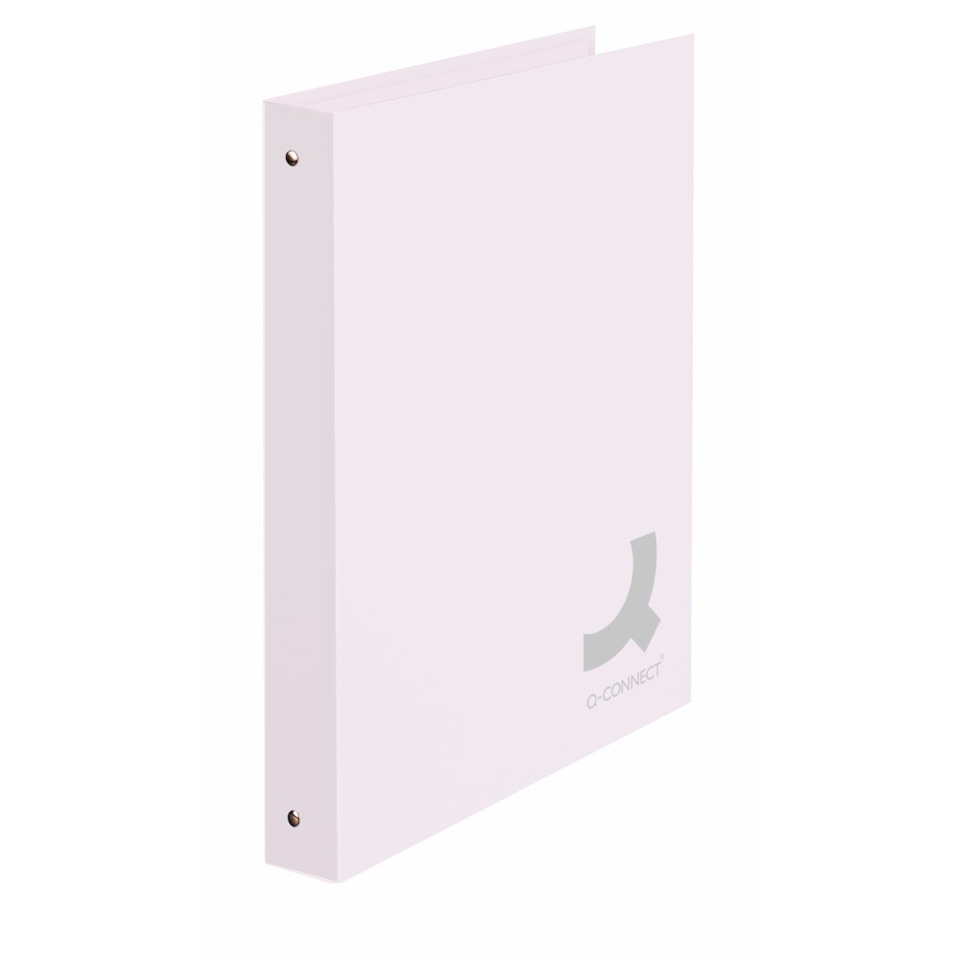 Raccoglitore Q-Connect A4 - 4 anelli da 30 mm - bianco KF13950