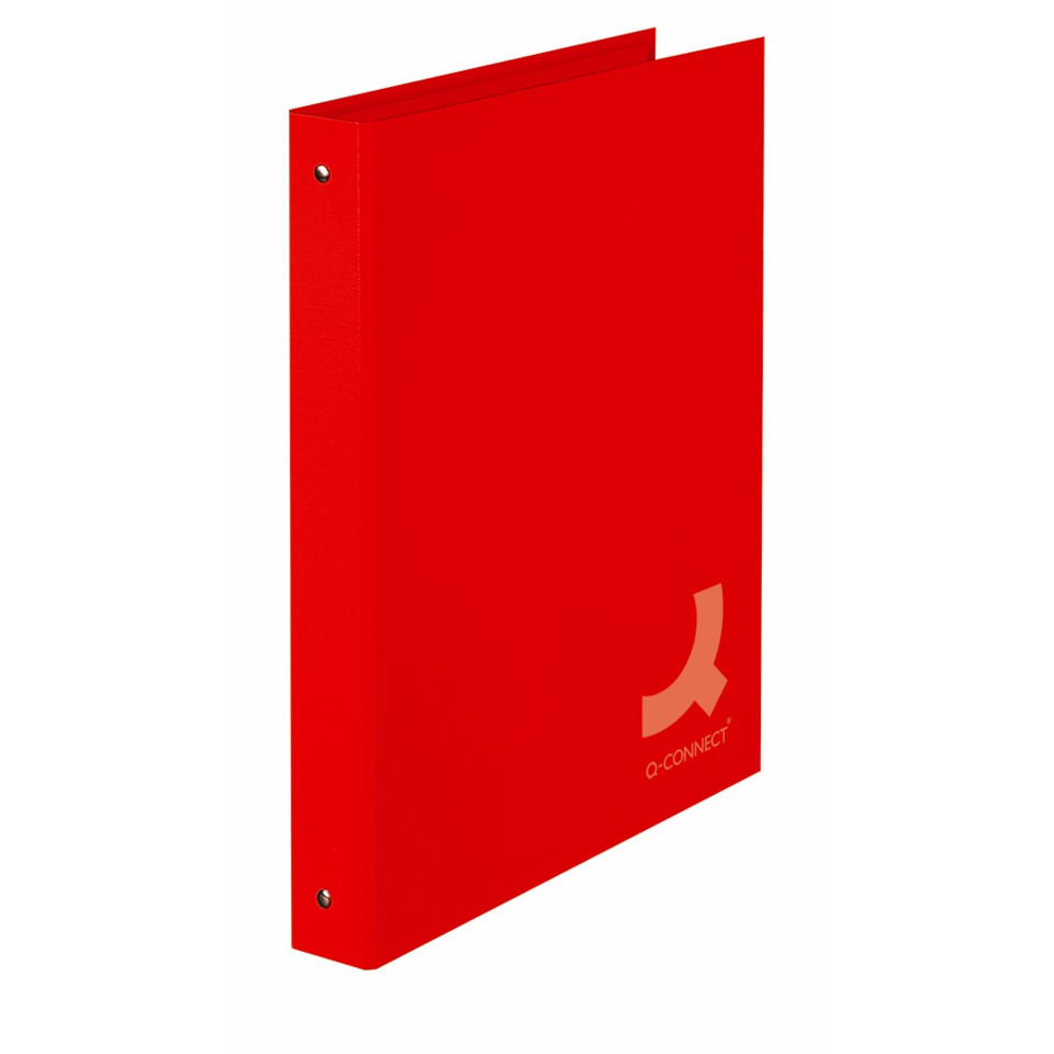 Raccoglitore Q-Connect A4 - 4 anelli da 30 mm - rosso KF13954