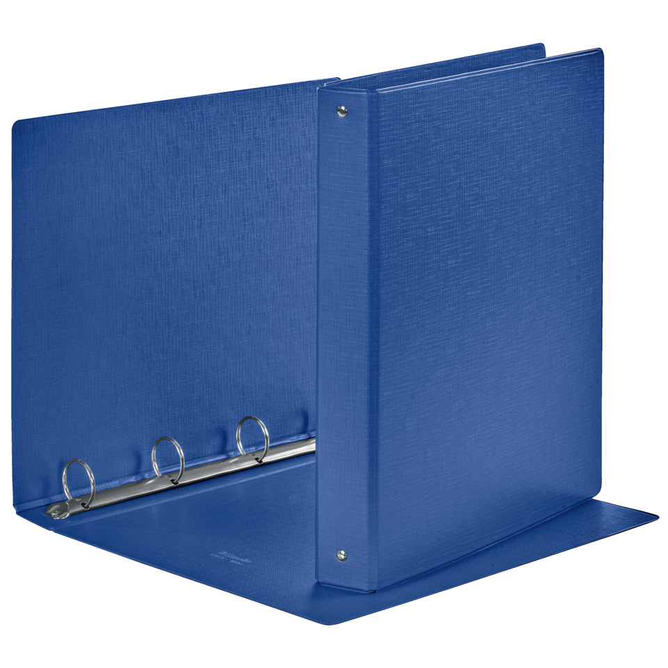 Raccoglitore Esselte DAILY a 4 anelli tondi 30mm robusto cartone rivestito in PP blu 22x30 cm dorso 4 cm - 395692500